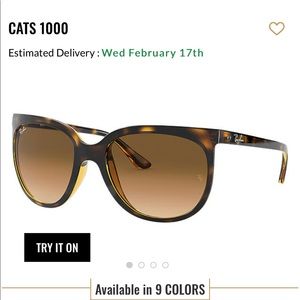 Ray Ban Sunglasses CATS 1000